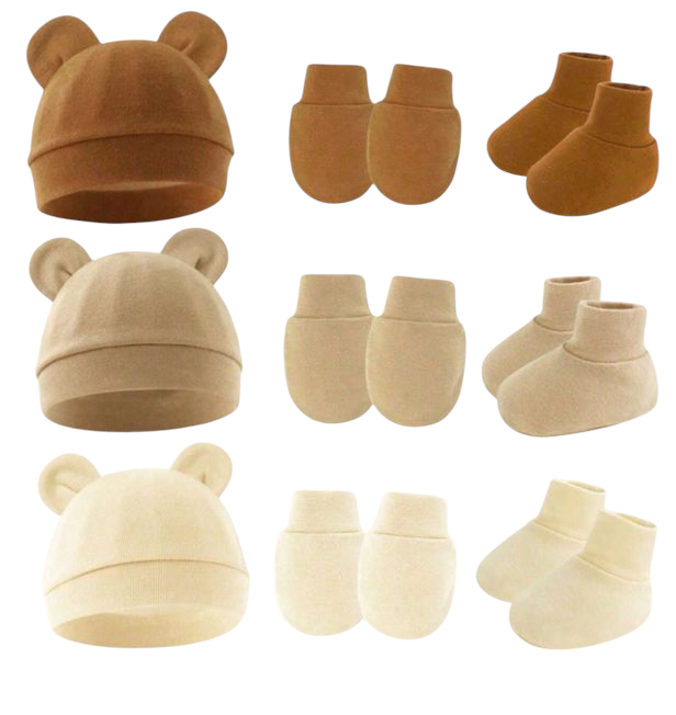 Bonnet mixte moufles chaussettes Personnalisé