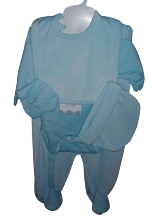 Ensemble 5 pièces Pyjama en Velours Personnalisable