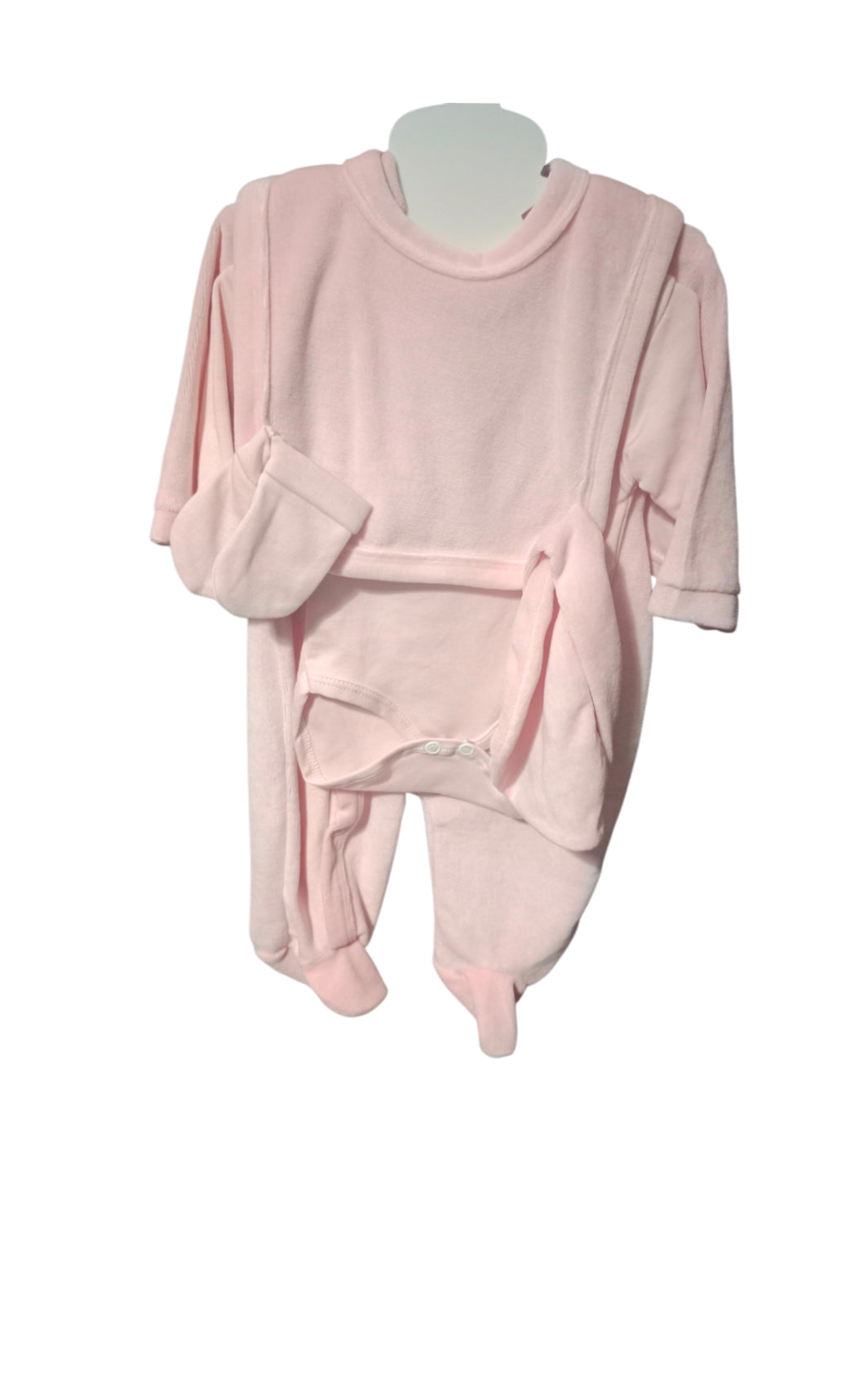 Ensemble 5 pièces Pyjama en Velours Personnalisable