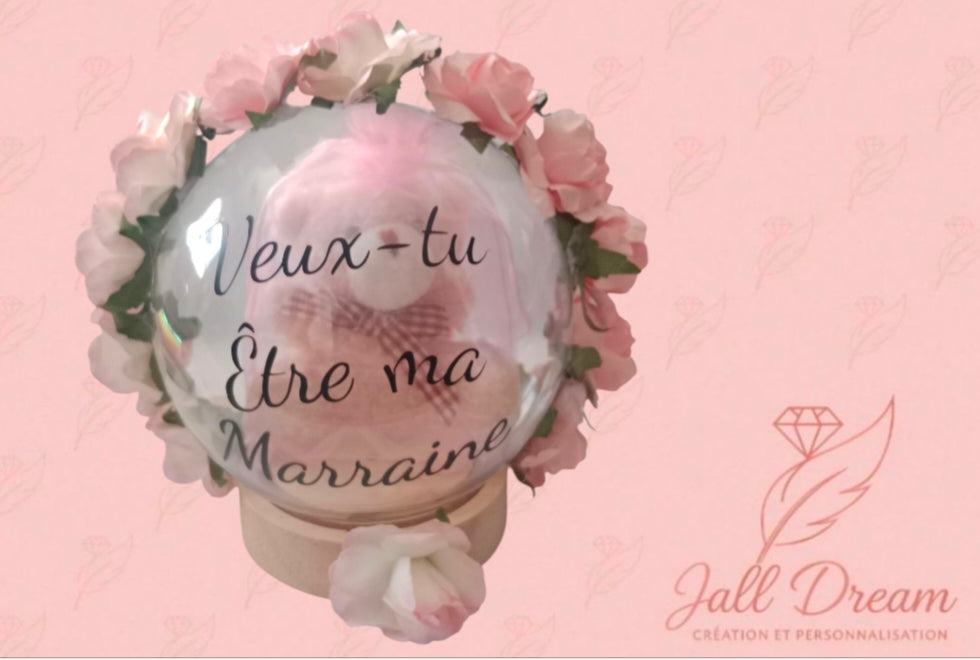 Sphère spéciale annonce Demande en Mariage, Annonce Grossesse, Naissance, personnalisé