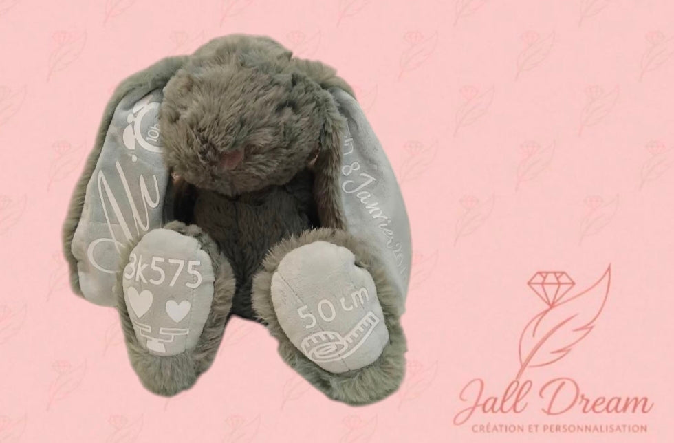 Lapin Premier Jour Personnalisé