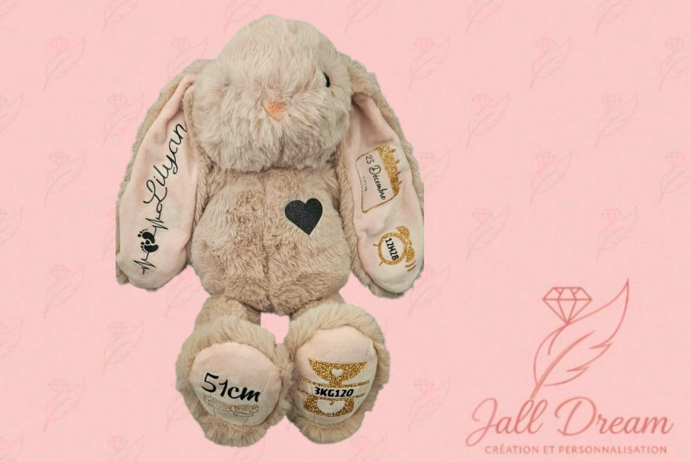 Lapin Premier Jour Personnalisé