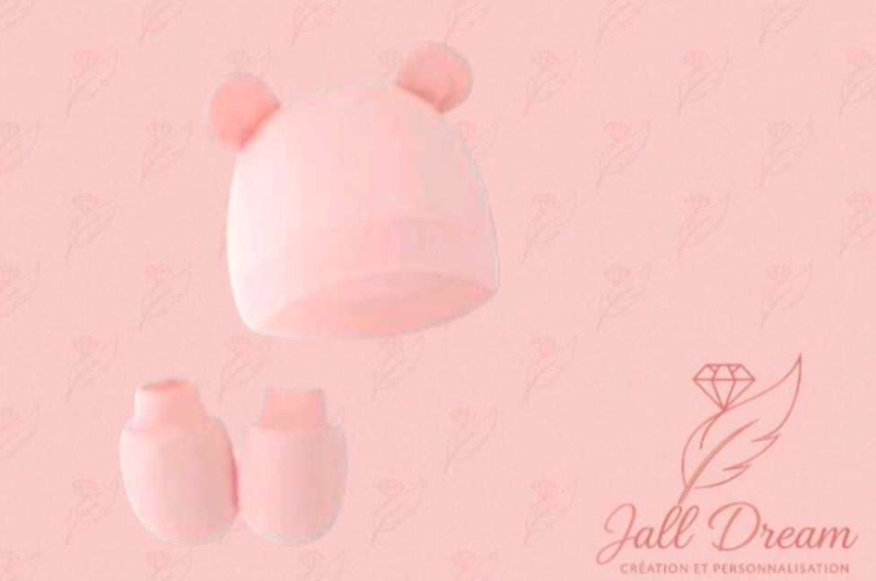 Bonnet Fille petites oreilles Personnalisé