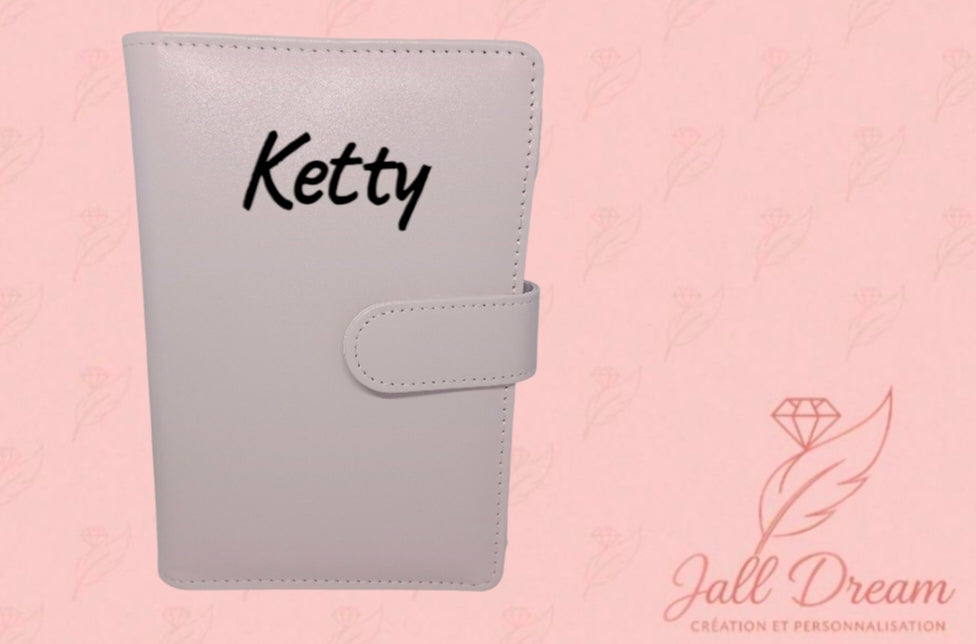 Carnet Budget personnalisé Pastel