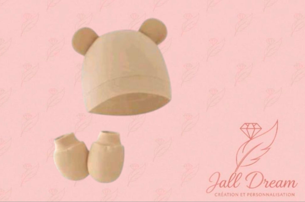 Bonnet Fille petites oreilles Personnalisé
