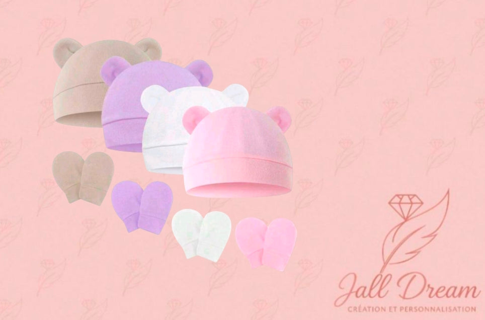 Bonnet Fille petites oreilles Personnalisé