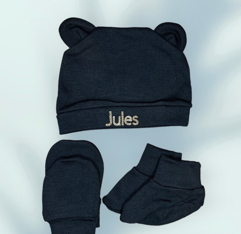 Bonnet mixte moufles chaussettes Personnalisé