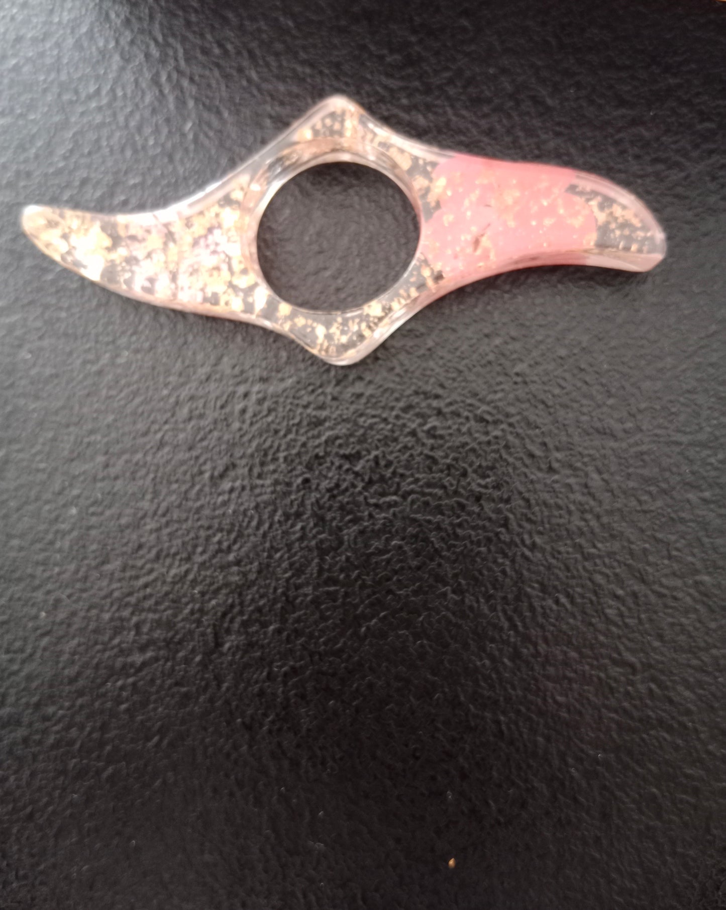 Bague de lecture personnalisée en résine