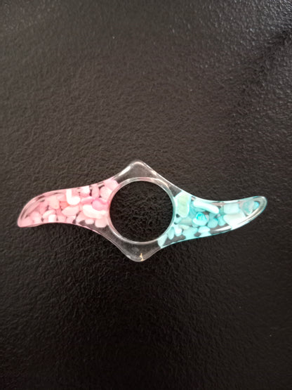 Bague de lecture personnalisée en résine