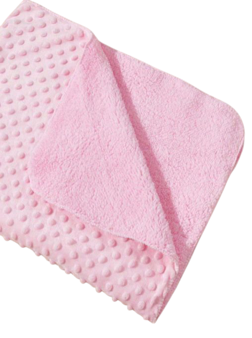 Couverture bébé personnalisé Rose