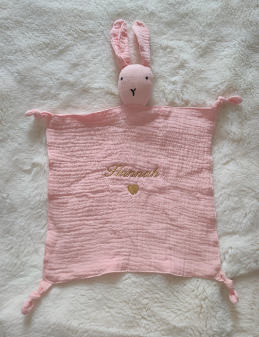 Doudou Naissance Personnalisé Petit Lapin