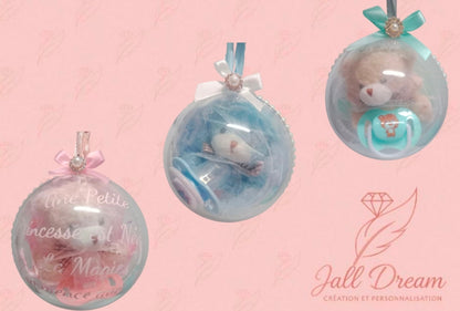 Boule Personnalisée Spéciale Naissance Baptême & Souvenir