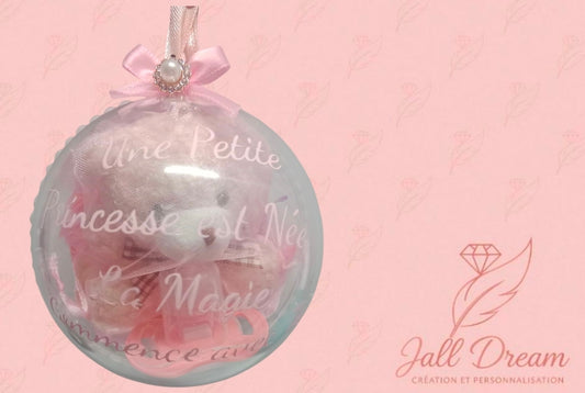 Boule Personnalisée Spéciale Naissance Baptême & Souvenir