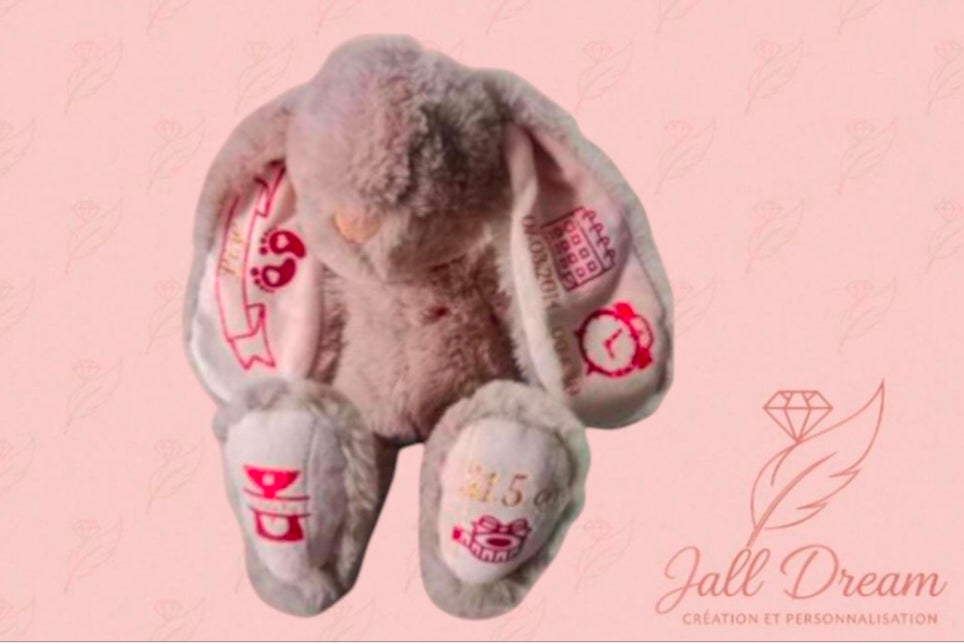 Lapin Premier Jour Personnalisé