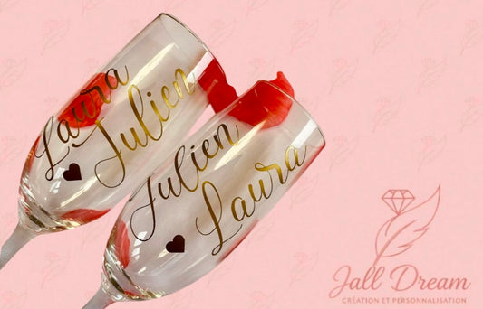 flûte à champagne personnalisé