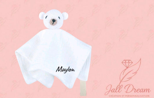 Doudou Naissance Personnalisé Nounours