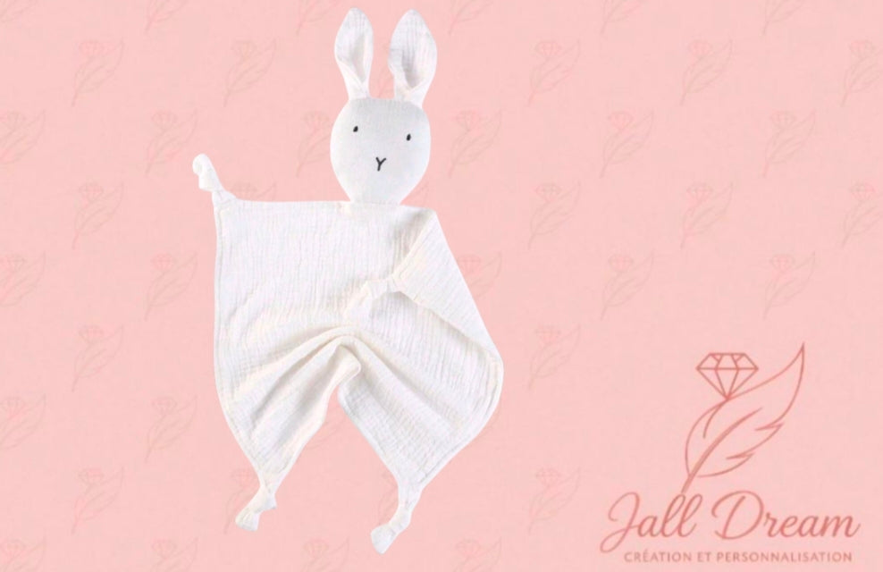 Doudou Naissance Personnalisé Petit Lapin