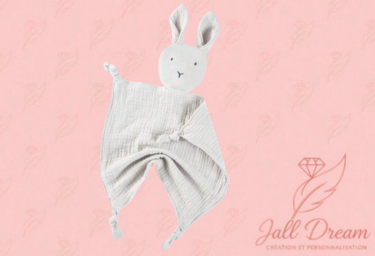 Doudou Naissance Personnalisé Petit Lapin