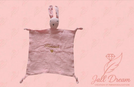 Doudou Naissance Personnalisé Petit Lapin