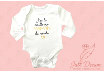 Body Bébé Manche longue personnalisé