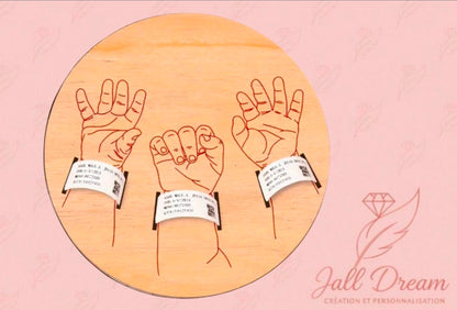 Bracelet de Naissance Personnalisé