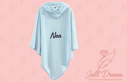 Cape de bain personnalisé