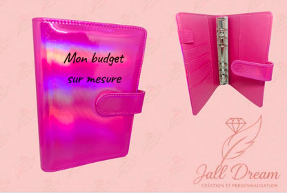 Carnet Budget personnalisé Laser