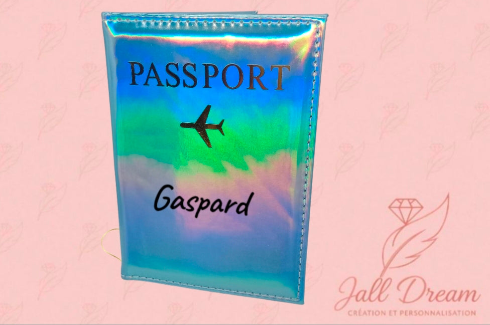 Protège passeports personnalisé Laser
