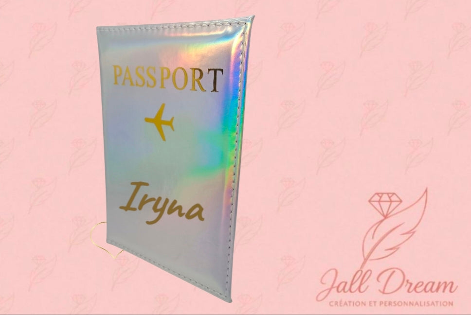 Protège passeports personnalisé Laser