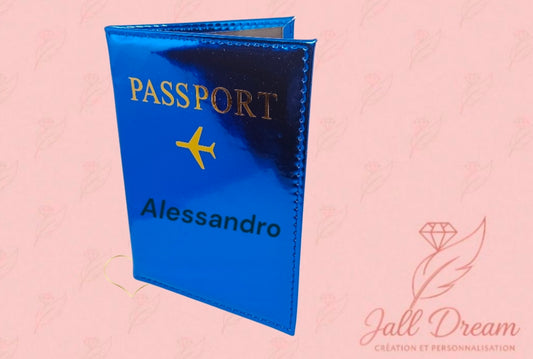 Protège passeports personnalisé Laser