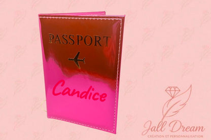 Protège passeports personnalisé Laser