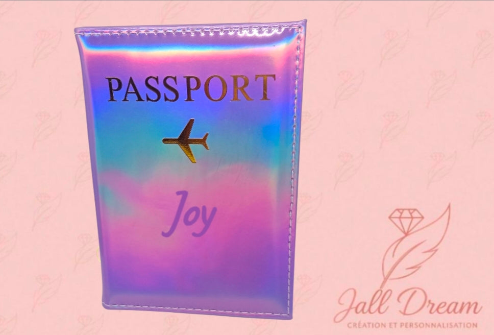 Protège passeports personnalisé Laser