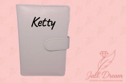 Carnet Budget personnalisé Pastel