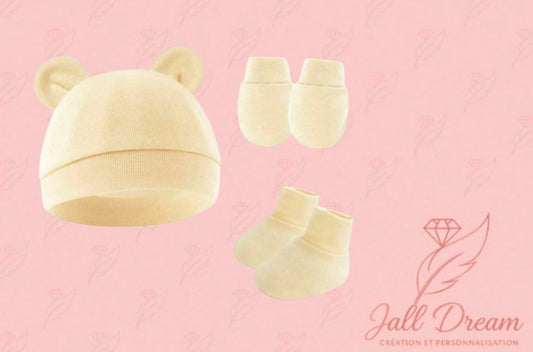 Bonnet mixte moufles chaussettes Personnalisé