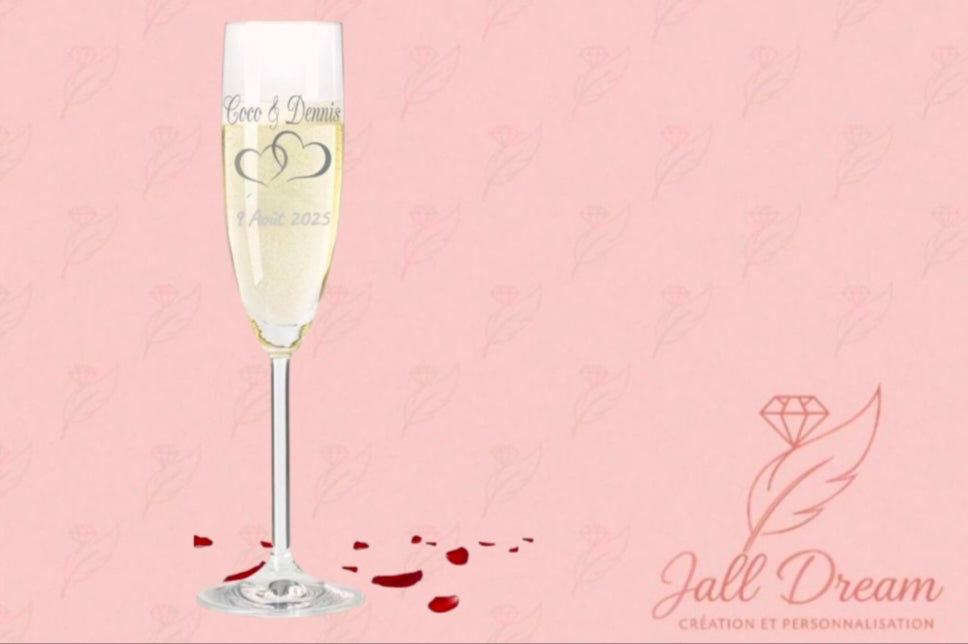 flûte à champagne personnalisé
