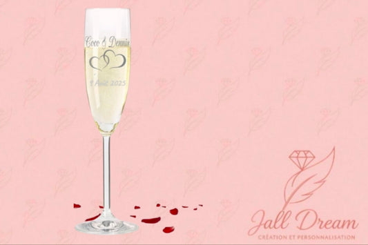 flûte à champagne personnalisé