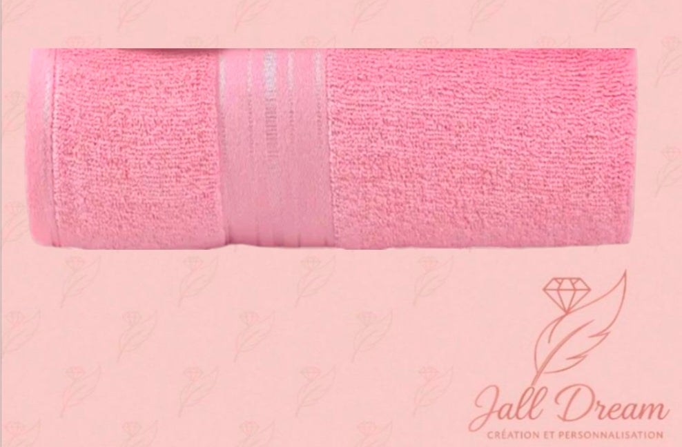 Serviette de bain personnalisé 70 x 140 cm - Douceur & confort