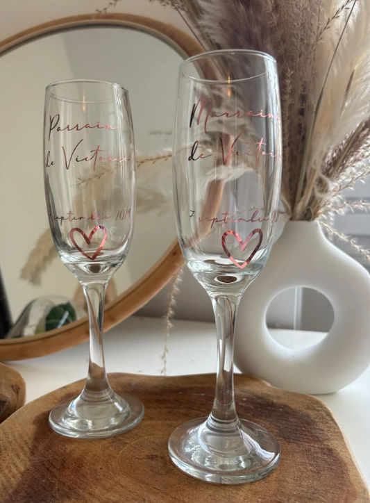 flûte à champagne personnalisé