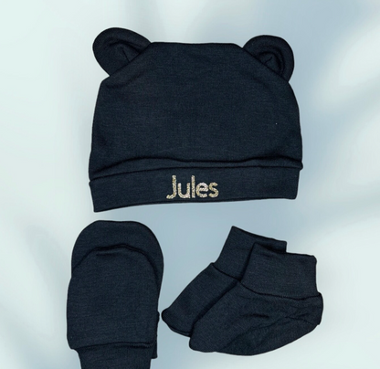 Bonnet mixte moufles chaussettes Personnalisé