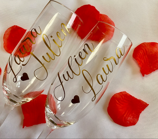 flûte à champagne personnalisé