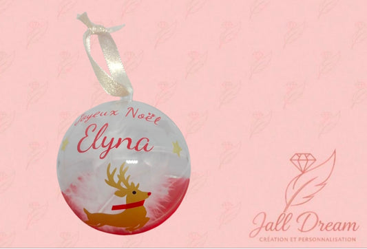 🎄🎁🎅Boule de Noël personnalisée “Je donne ma sucette au Père Noël"