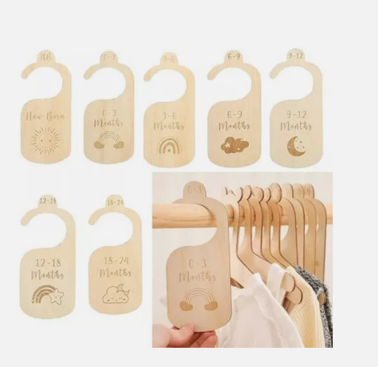 Diviseur Armoire Bébé personnalisé Bois